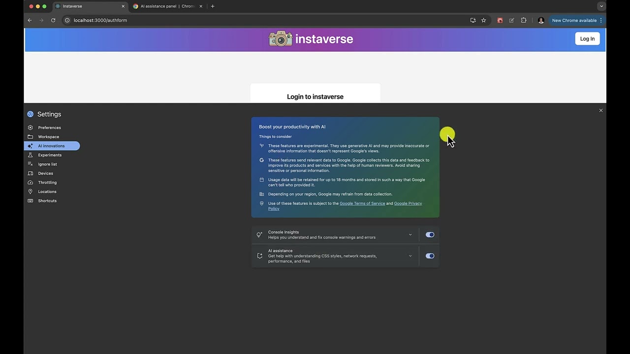 Bug Reporting Made Easy with Chrome DevTools AI Assistant