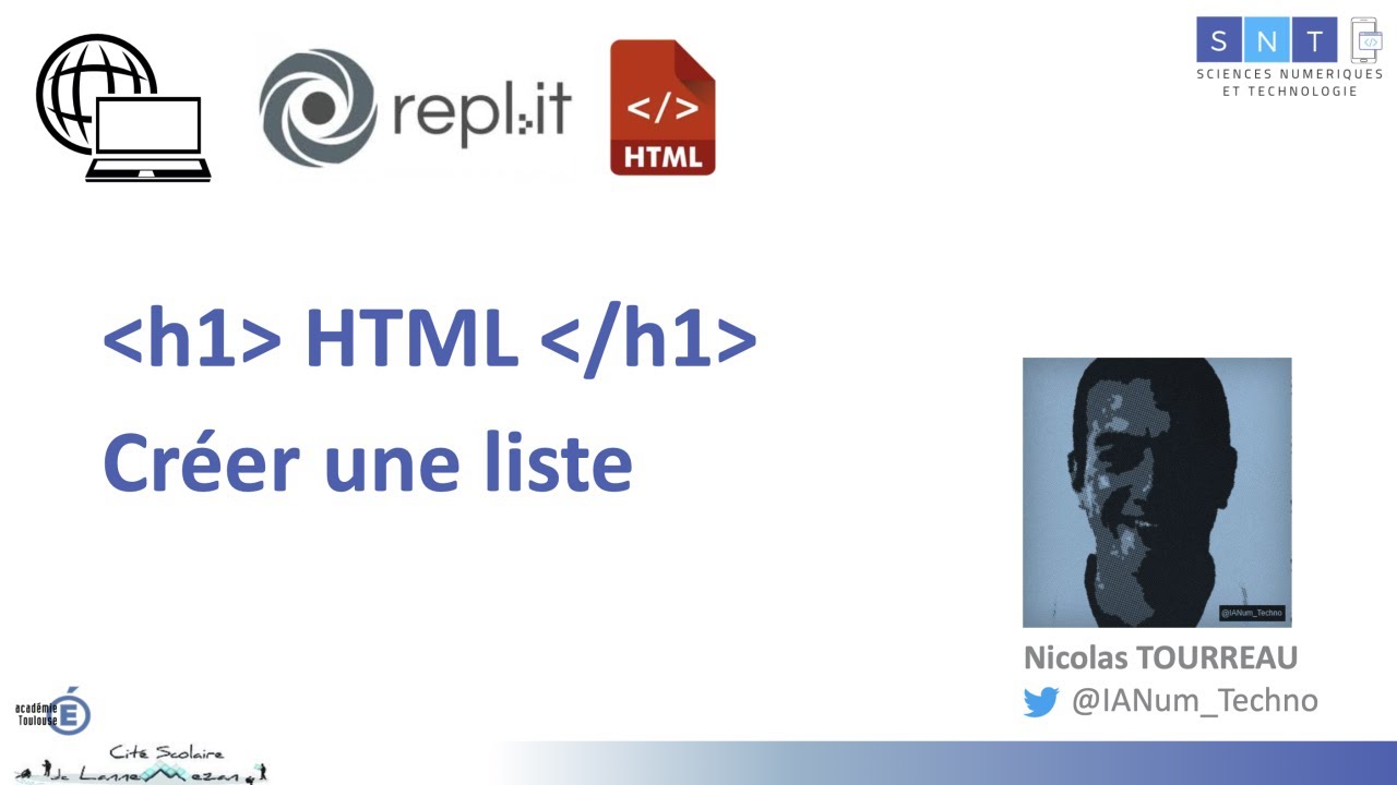 HTML - Cr&eacute;er une liste ordonn&eacute;es et non-ordonn&eacute;e