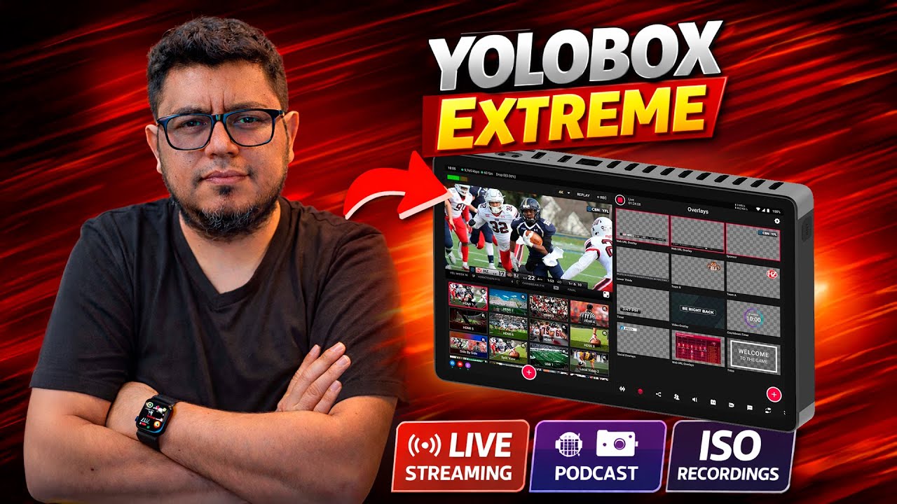 Yolobox Extreme - EL MEJOR DISPOSITIVO PARA PRODUCCIONES Y BROADCAST PROFESIONAL