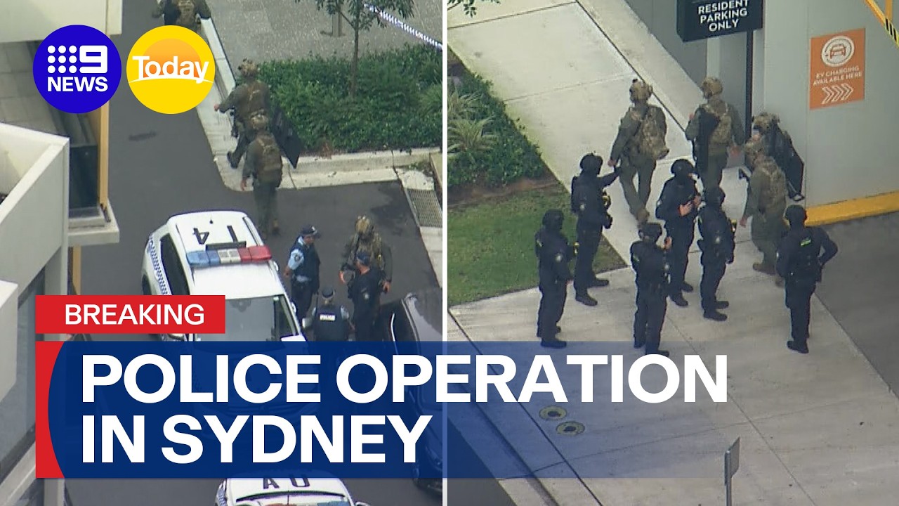 #BREAKING: Major police operation underway in Sydney | 9 News Australia