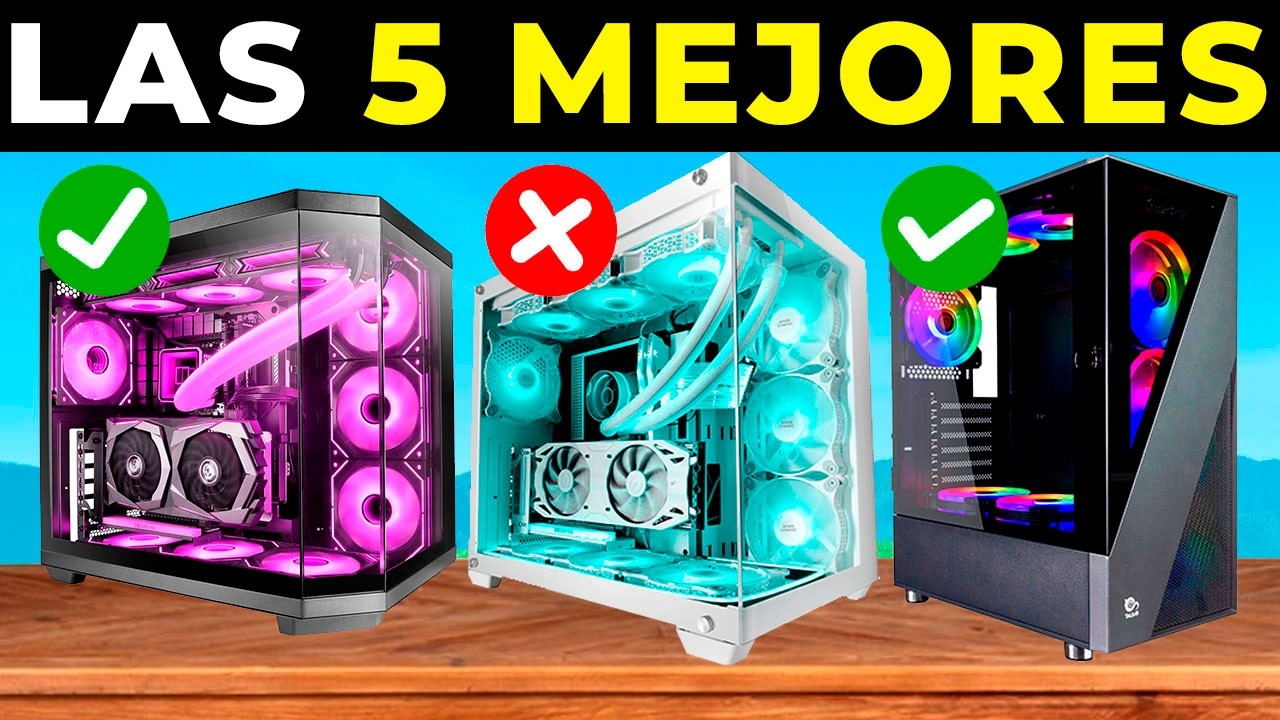 😮 Las 5 Mejores CAJAS GAMING Baratas de Amazon 2025 | Cajas de pc Gamer | Torres Gaming