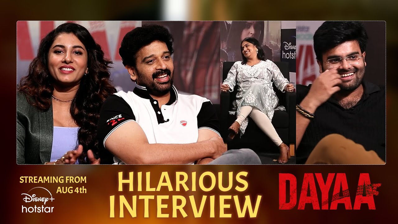 Dayaa Web Series Team Exclusive Interview | Hilarious | JD Chakravarthy | Vishnu | Ramya | Pavan