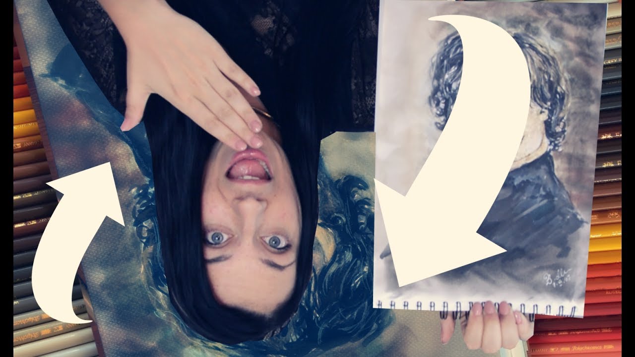 RYSUJĘ PORTRET DO GÓRY NOGAMI!