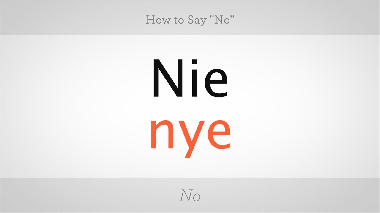 How to Say 
