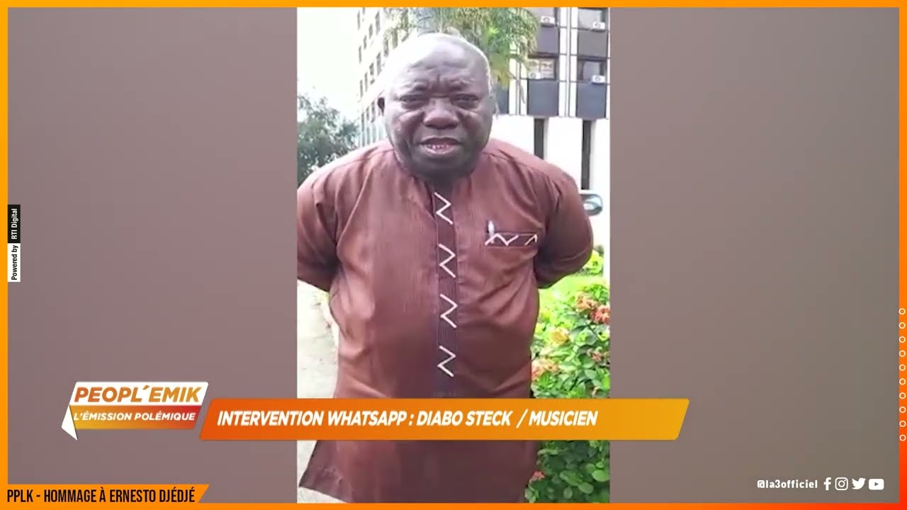 #PeoplEmik - Hommage à Ernesto Djédjé | Le musicien Diabo Steck raconte l'histoire du 