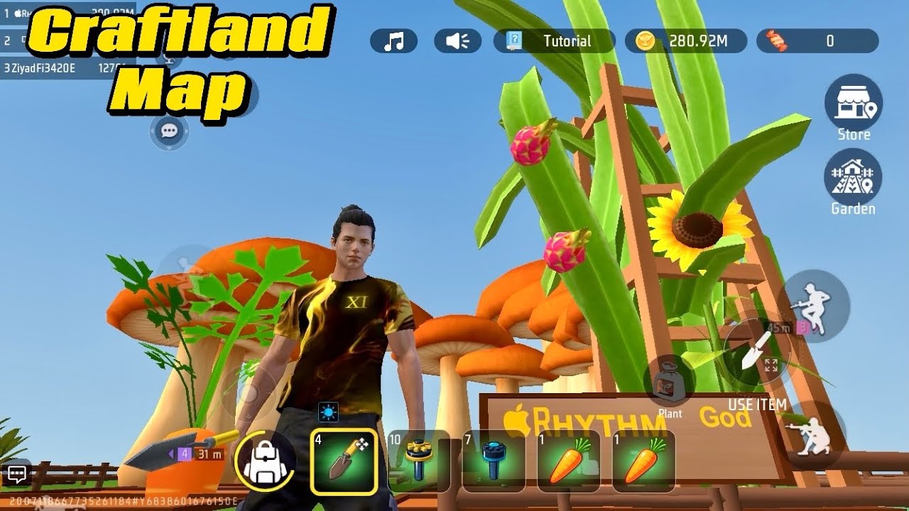 FARMING In New Craftland Map 🗺️ Garena Free Fire 🔥 Gamplay With Rhythm #freefire #craftlandmap