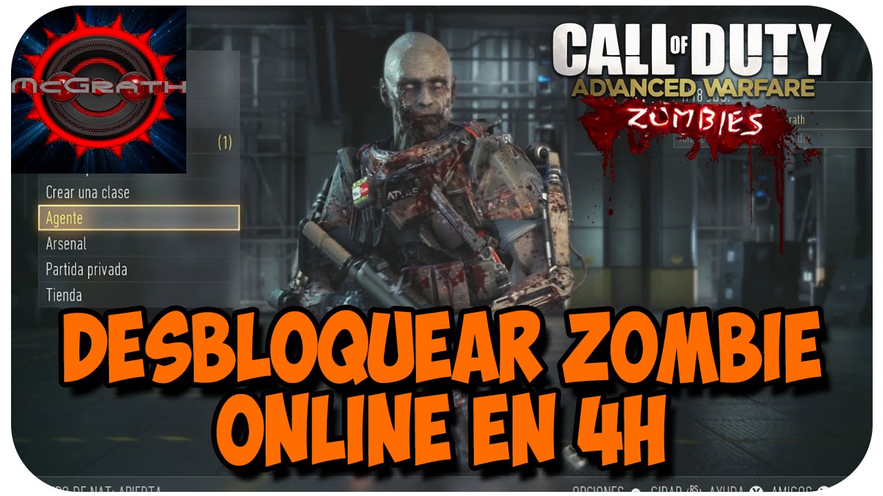 GUIA TRUCO Cod Advanced Warfare DESBLOQUEAR ZOMBIE EN 4H | CONTENIDO MUY FACIL Y RAPIDO