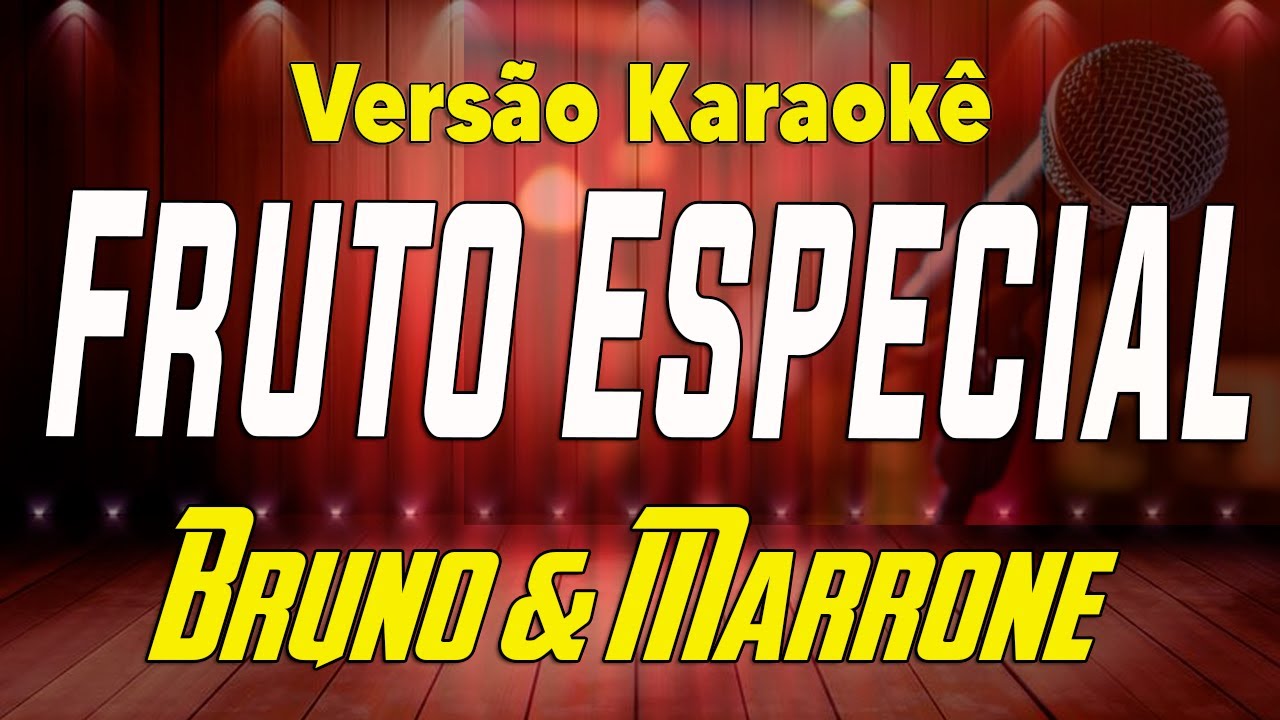 Bruno & Marrone - Fruto especial - Karaokê