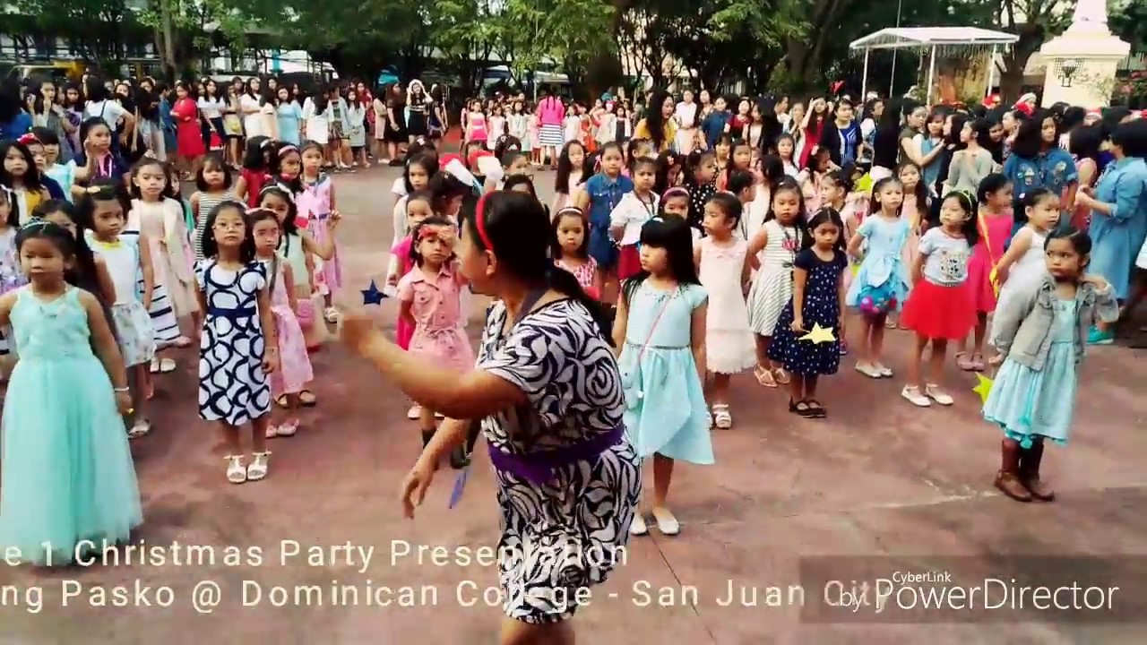 Christmas Party presentation 2016 @ Dominican College (San Juan City)