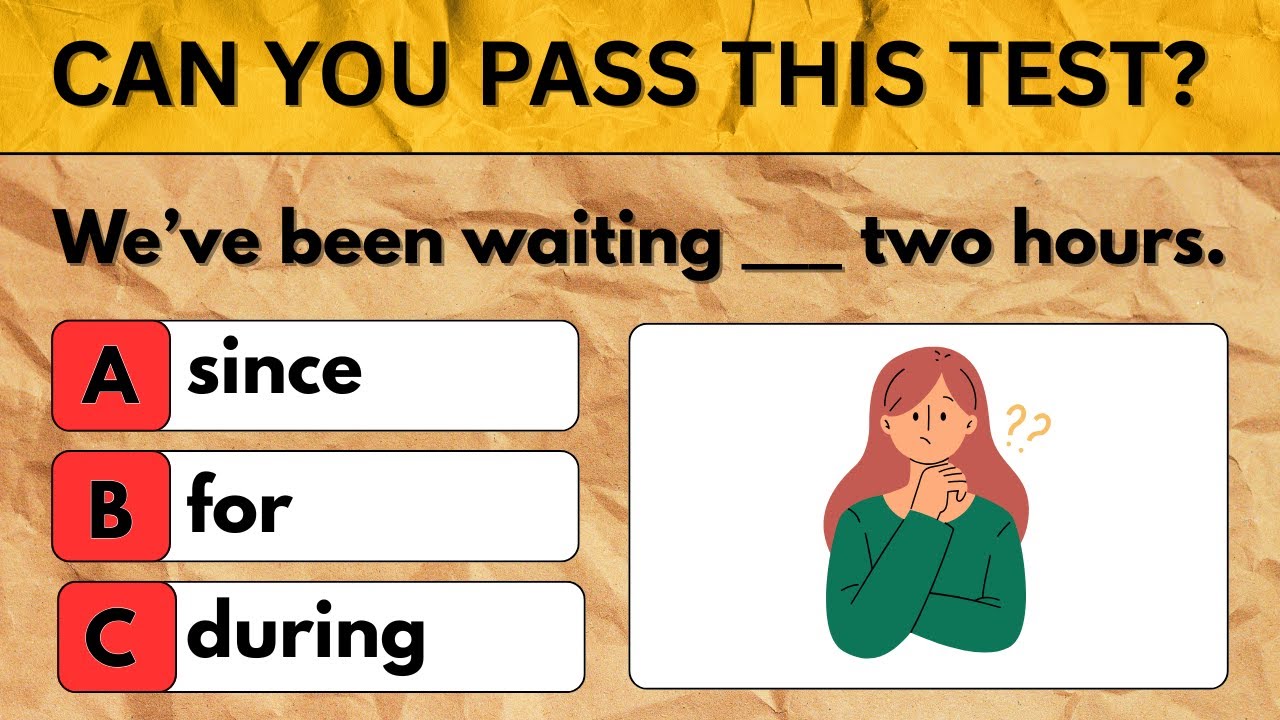 Can You Pass This Mixed Grammar Test | English Grammar Test Challenge