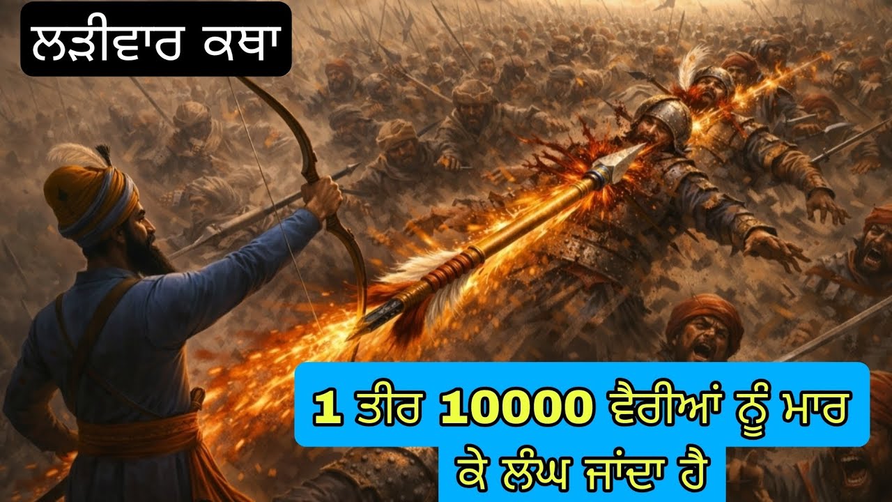 1 ਤੀਰ 😱 10,000 ਵੈਰੀਆਂ ਨੂੰ ਮਾਰ ਕੇ ਲੰਘ ਗਿਆ | Guru Gobind Singh ji