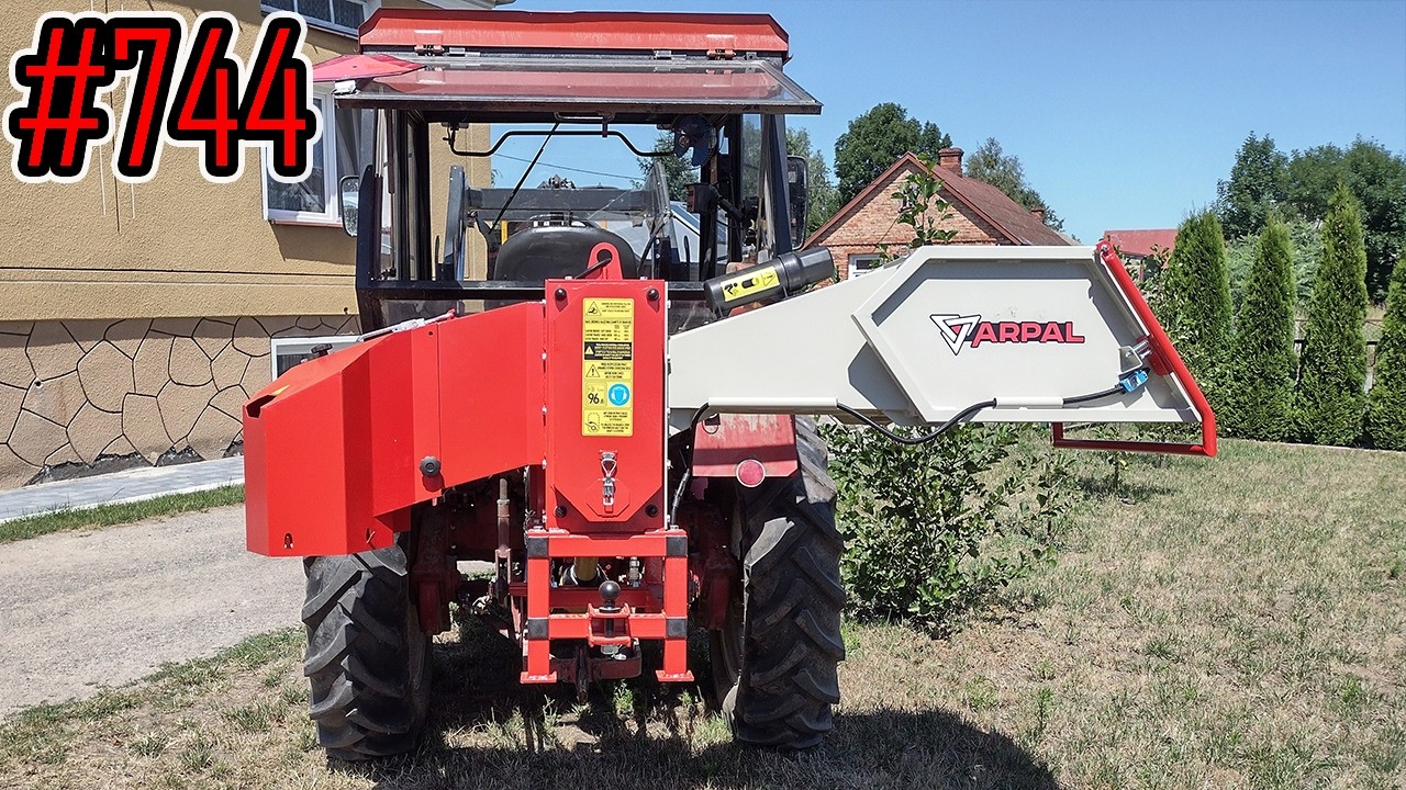 Prezentacja i uruchomienie nowego rębaka do gałęzi  ARPAL AM-120TR 
