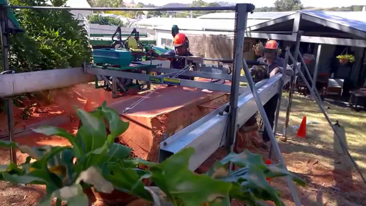 Red Gum Milling with Lucas Mill - Part 1 - Dedicated Slabber