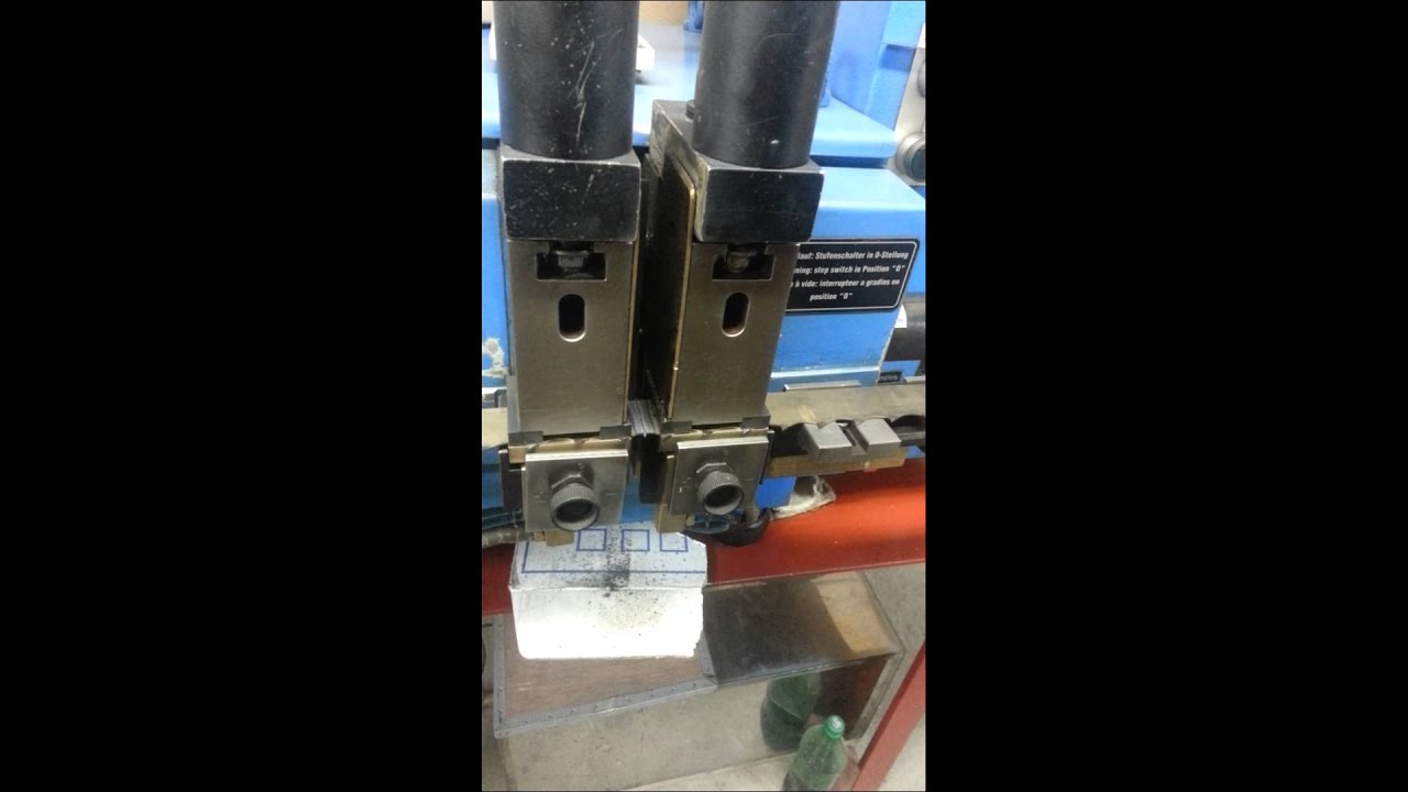 Сварка узких ленточных пил на аппарате IDEAL BAS-50