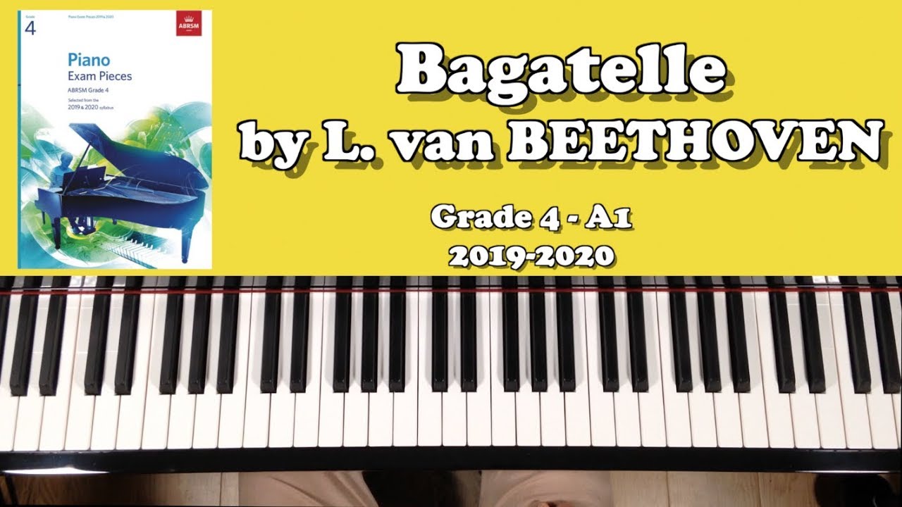 Bagatelle in C/Lustig und Traurig (WoO 54) by L. van Beethoven