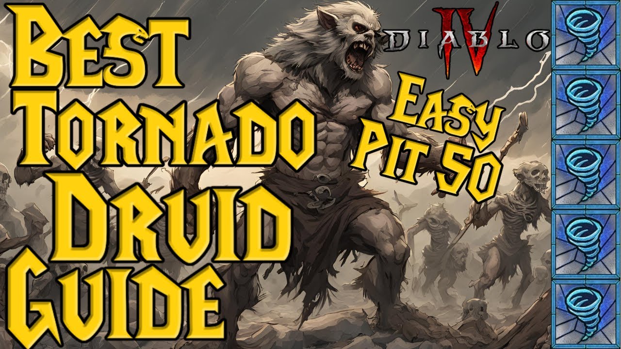 BEST Wolfnado Druid Build Guide And Showcase Diablo 4 Season 4