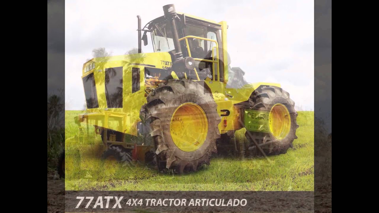 Tractores articulados y Alzadoras marca GAME, comercializados por Colsugar S.A.