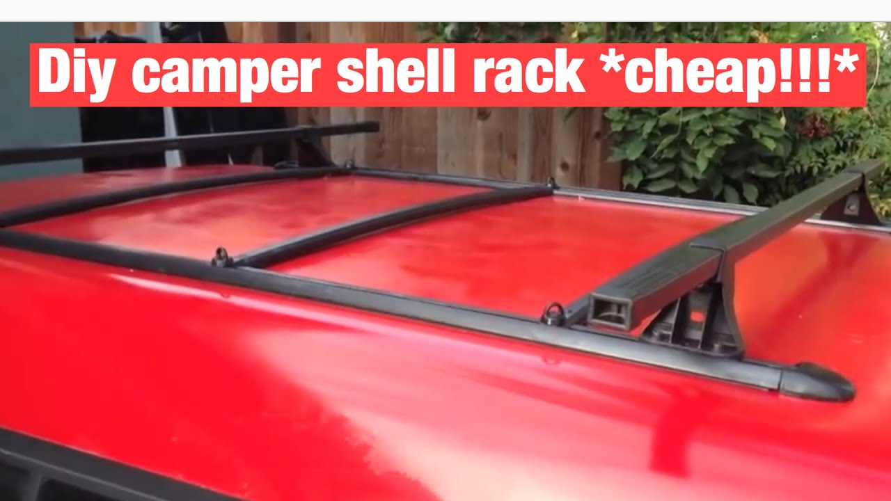 DIY camper shell rack
