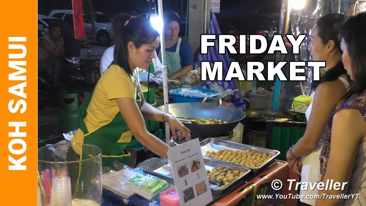 KOH SAMUI Night Market - Fisherman´s Village Friday Night Thai Street Food Market