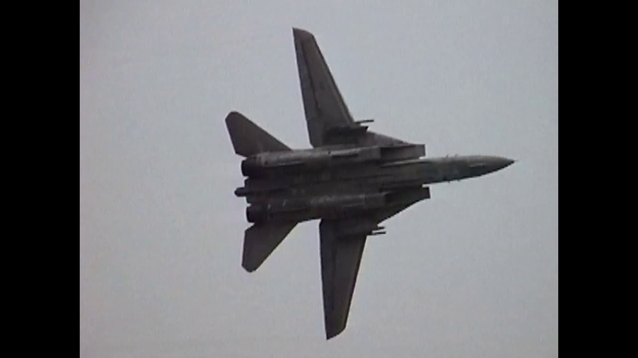 こんな時もあったな　厚木基地　 F-14 Tom Cat 機動飛行（CVW5 Atsugi Wing 2000）