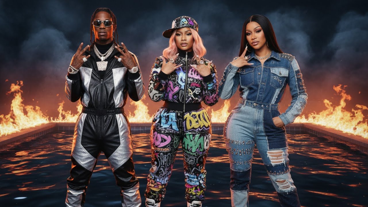 FLAME ON (feat. Nicki Minaj & Cardi B) [Travis Scott New Song]