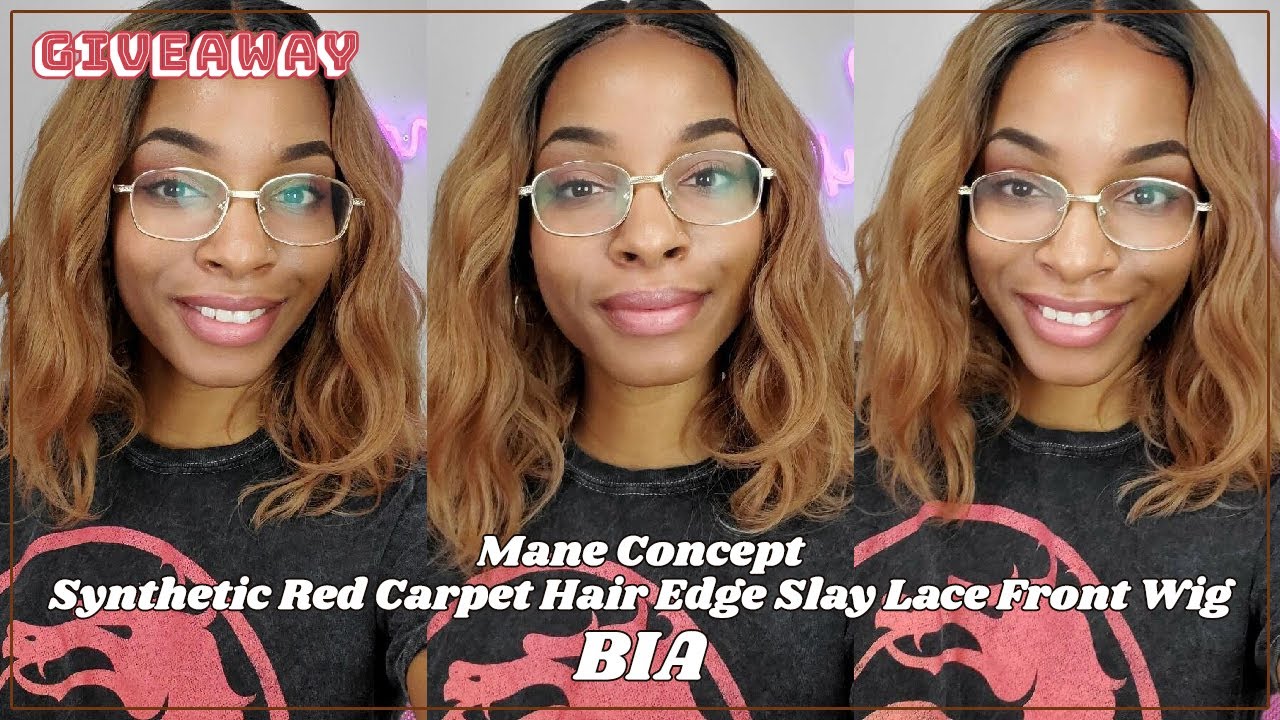 Glamourtress | Mane Concept Synthetic Red Carpet Hair Edge Slay Lace Front Wig - RCHE204 BIA