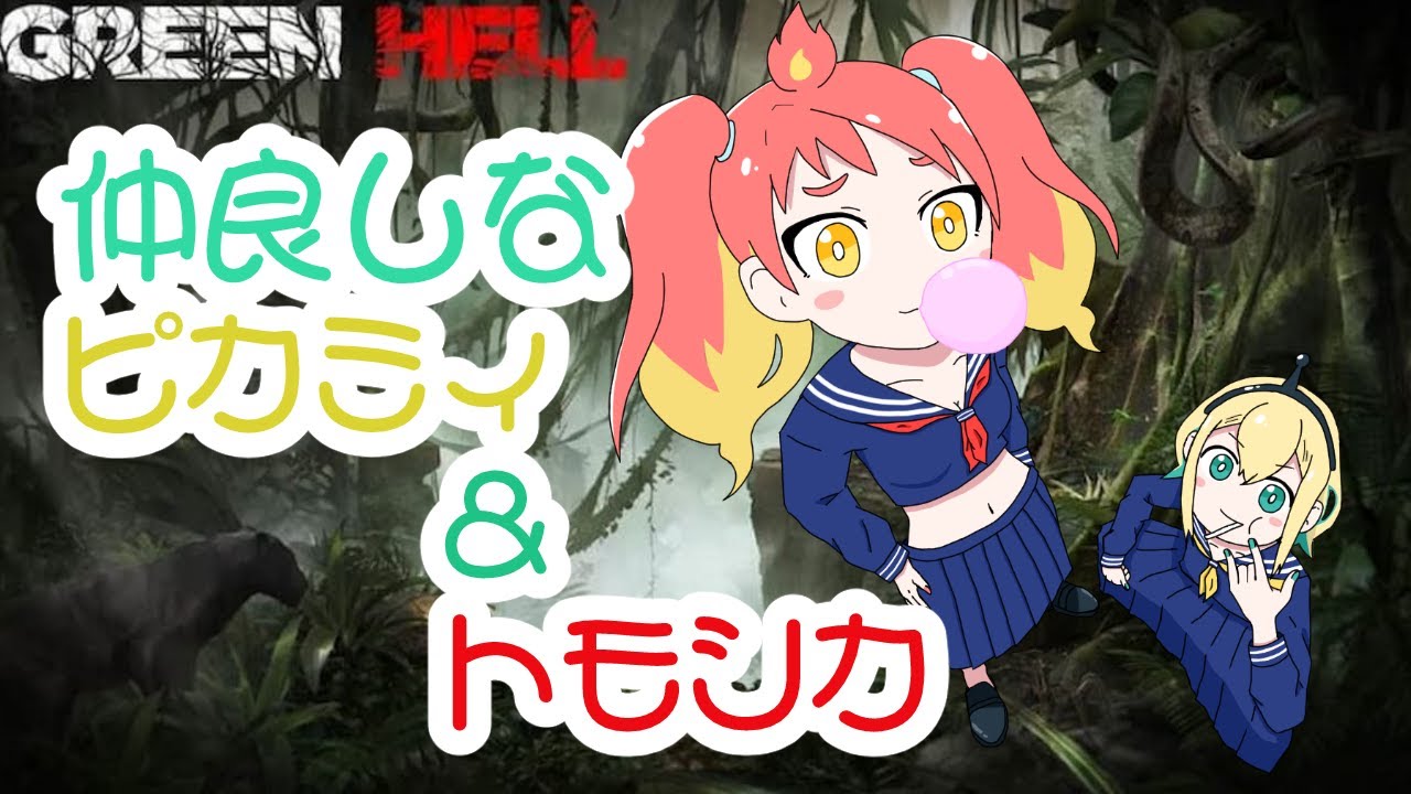 仲良しなピカミィ＆トモシカ【プロレス】