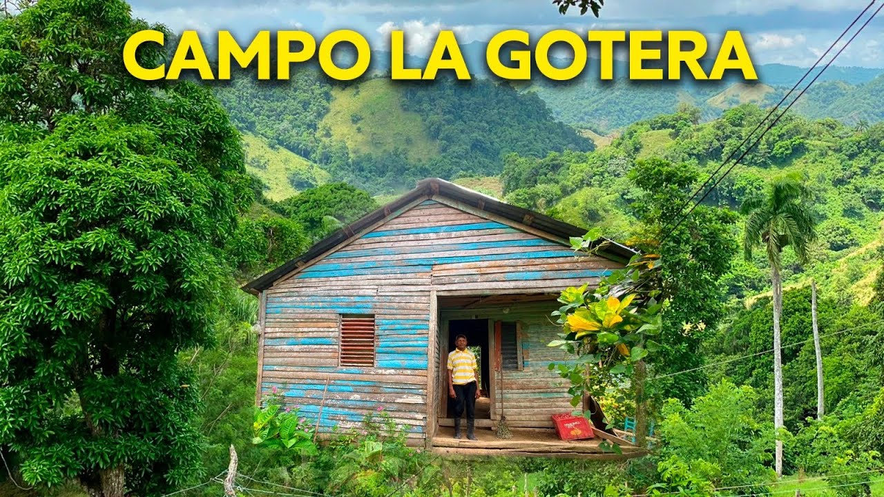 VIVEN SOLOS EN EL CAMPO LA GOTERA,UN CAMPO REMOTO DE REPUBLICA DOMINICANA