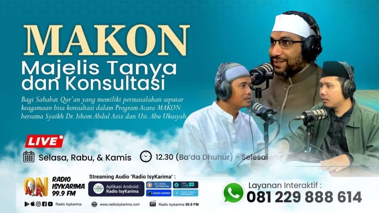 🔴[LIVE] MAKON | Haidh Muncul Ketika Adzan Maghrib, Puasa Sah atau Tidak  ?