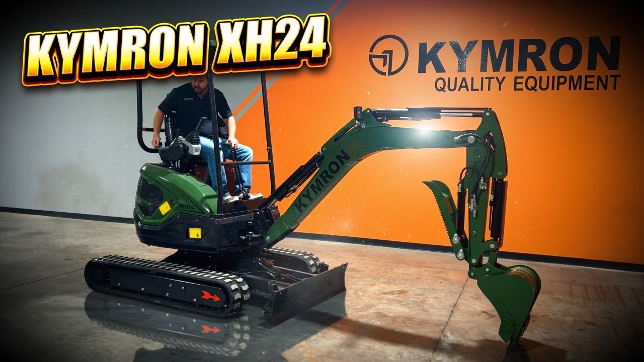 The mighty KYMRON XH24 Mini Excavator