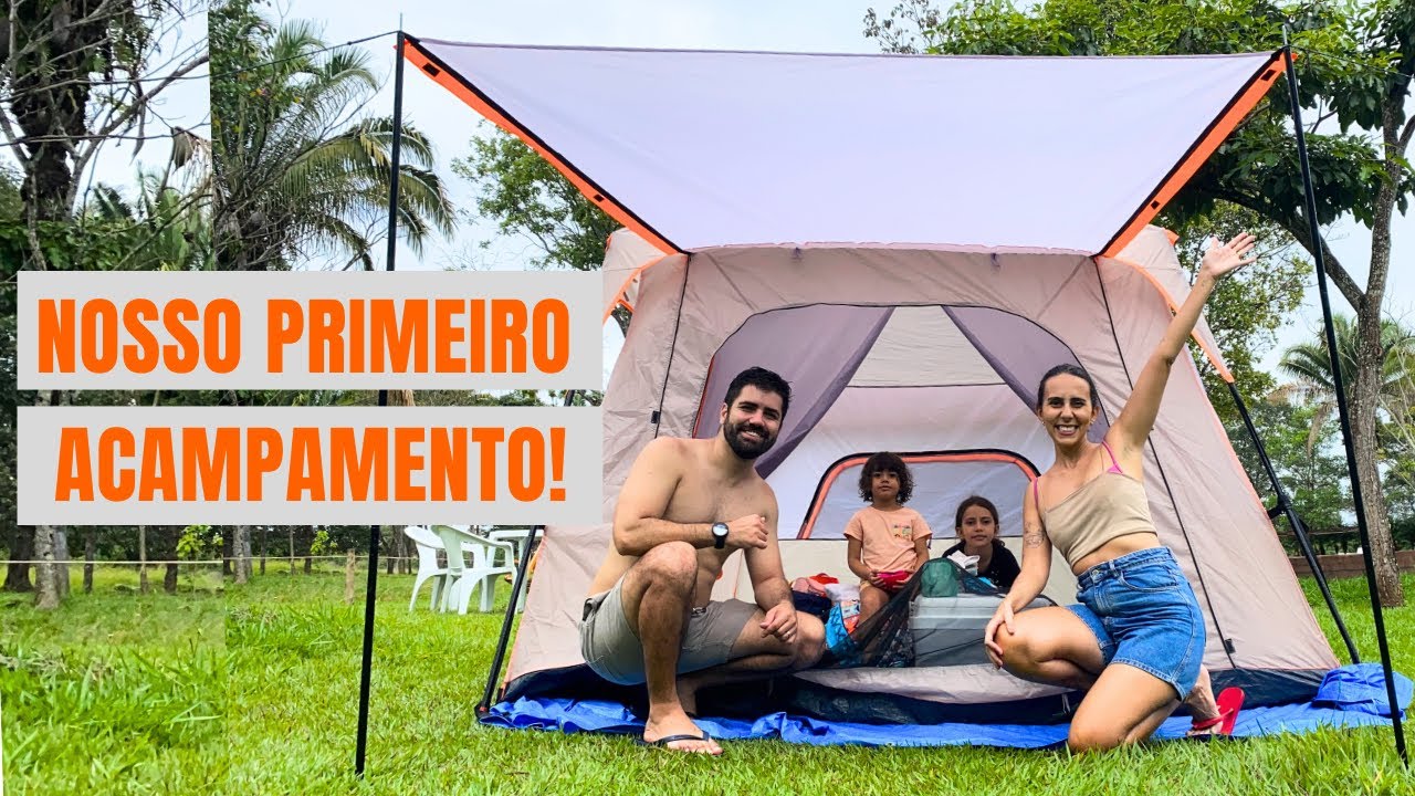 Acampamento em Família - Nosso Novo Hobby no Calma na Correria