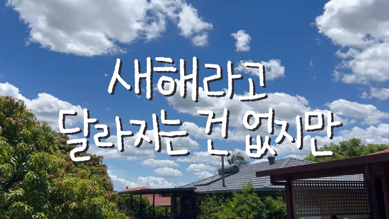 안녕 2025, 안녕 2026 [호주 워홀 8주차]