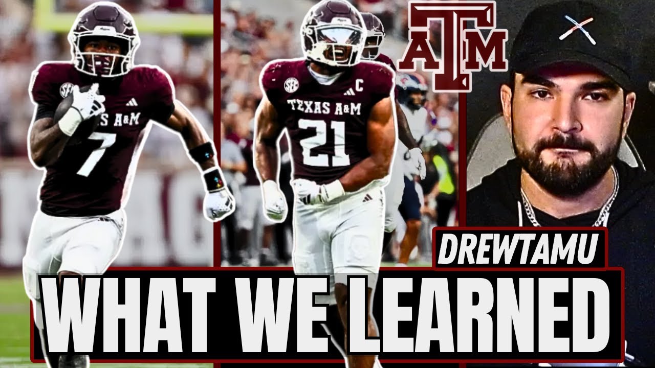 Texas A&M’s Biggest Takeaways From Game 1 VS UTSA