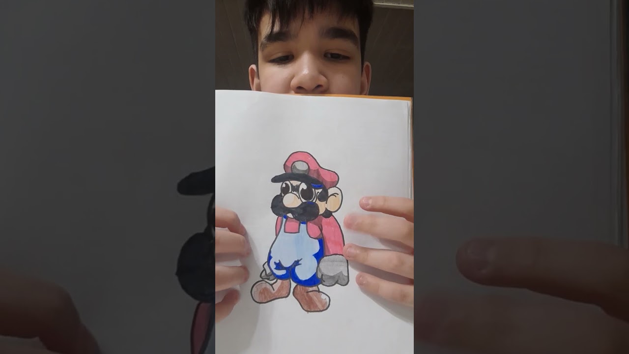 todos los personajes de Mario madness v2 en dibujos creados por mi