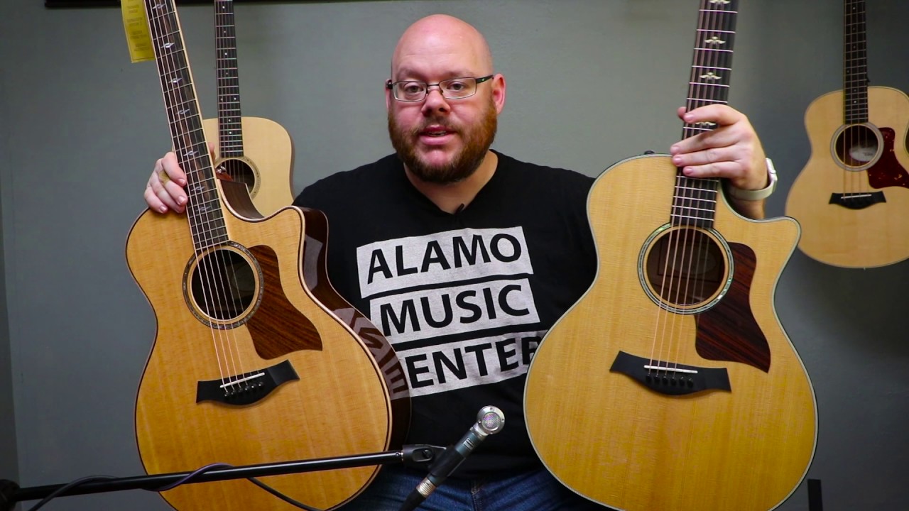 Сравнение Taylor 614ce и 814ce