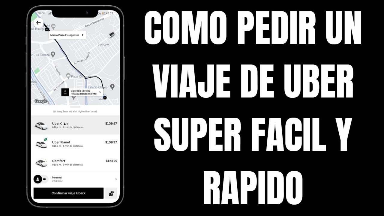 COMO PEDIR UN VIAJE DE UBER FACIL Y RAPIDO | 2024
