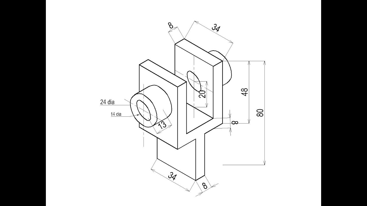 رسم الايزومترك ورسم الاسطوانه داخل الايزومترك رسم هندسي اعدادي هندسه