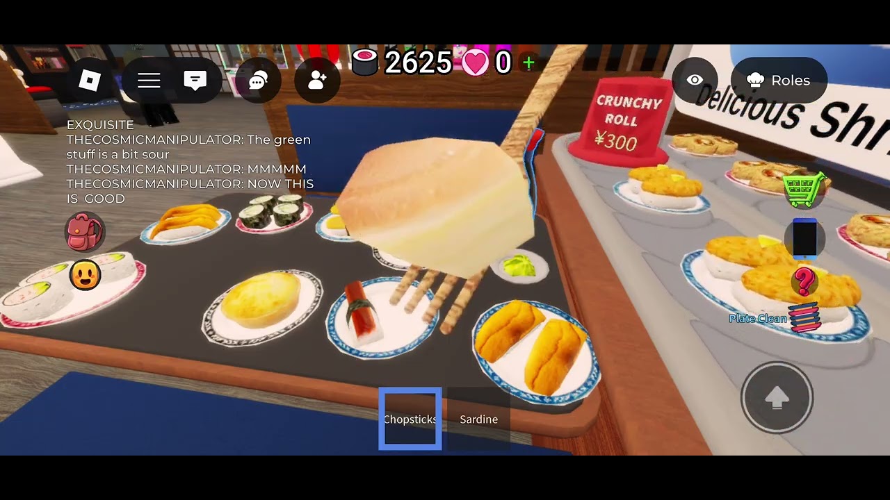 Miggy tries earths food!