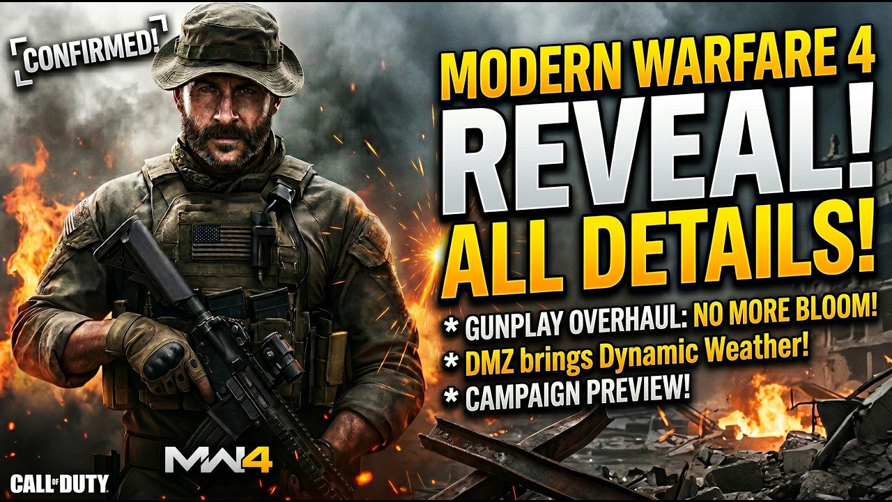 Представлены изменения в Modern Warfare 4: больше никакого размытия фонарей и масштабные изменени...