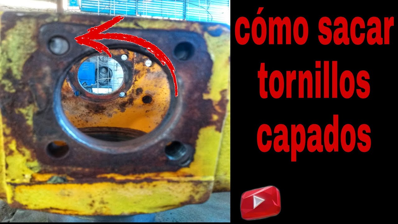 Cómo quitar o extraer tornillos capados la mejor técnica con soldadura