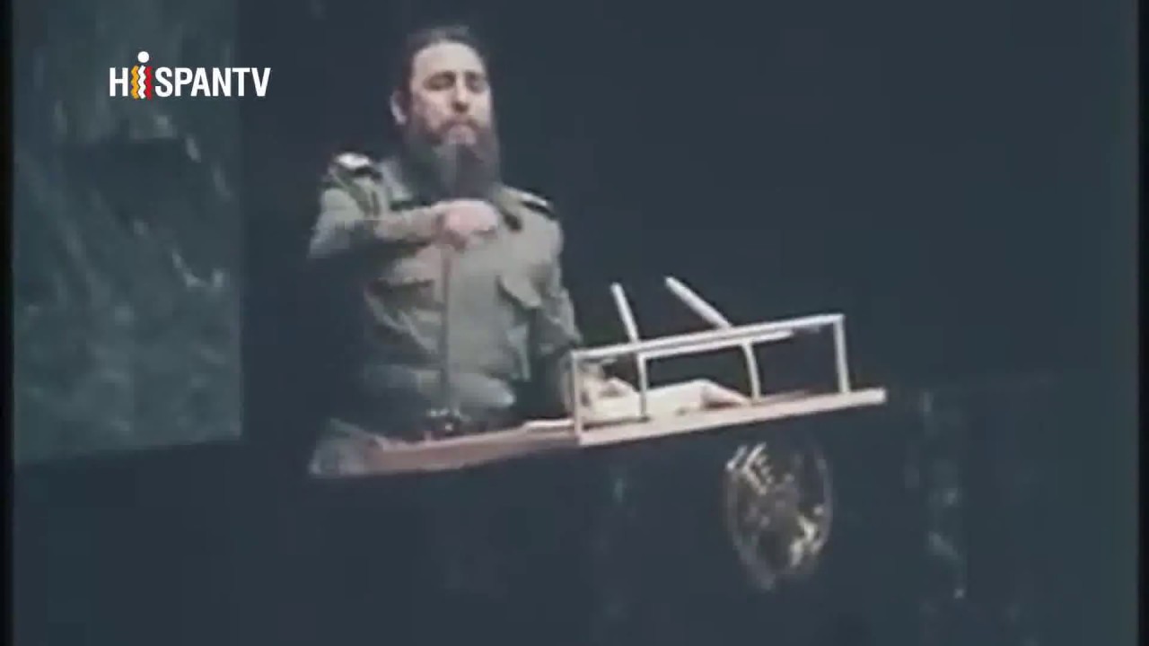 El discurso m&aacute;s recordado de Fidel Castro