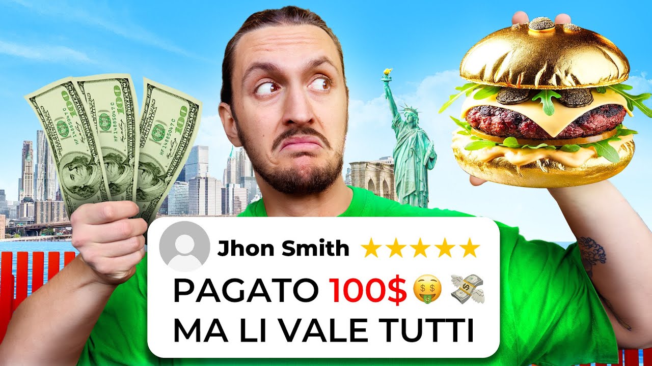 PROVO il CIBO più COSTOSO dei FAST FOOD A NEW YORK🍔💰