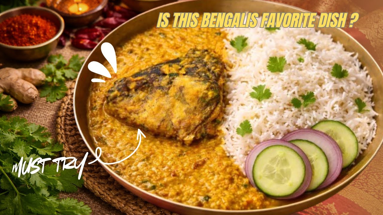 Kya aapne kabhi fish ke sir wali dal try ki hai? 🤔Bengali Style Macher Matha Diye Moong Dal | Hindi 