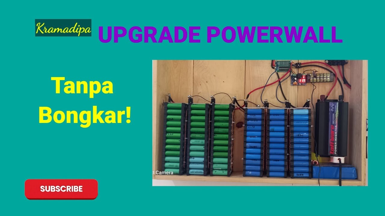 Powerwall 18650 Upgrade tanpa membongkar