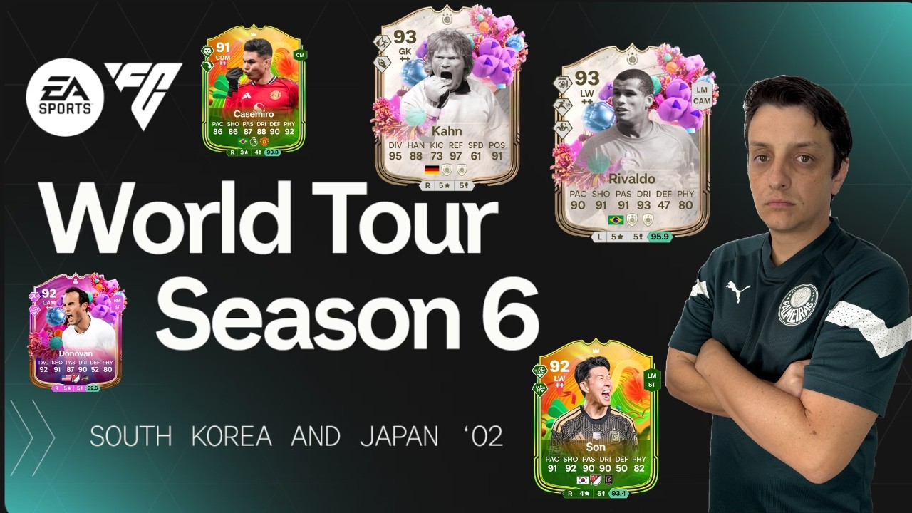 FC26 🚨 CHEGOU A TEMPORADA 6 DA COPA DE 2002, VARIAS CARTAS ABSURDAS 👀 #eafc26 #fc26 #live #fyp