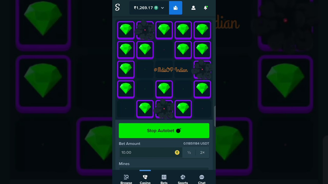 5 Mine's Profitable Strategy On Stake 