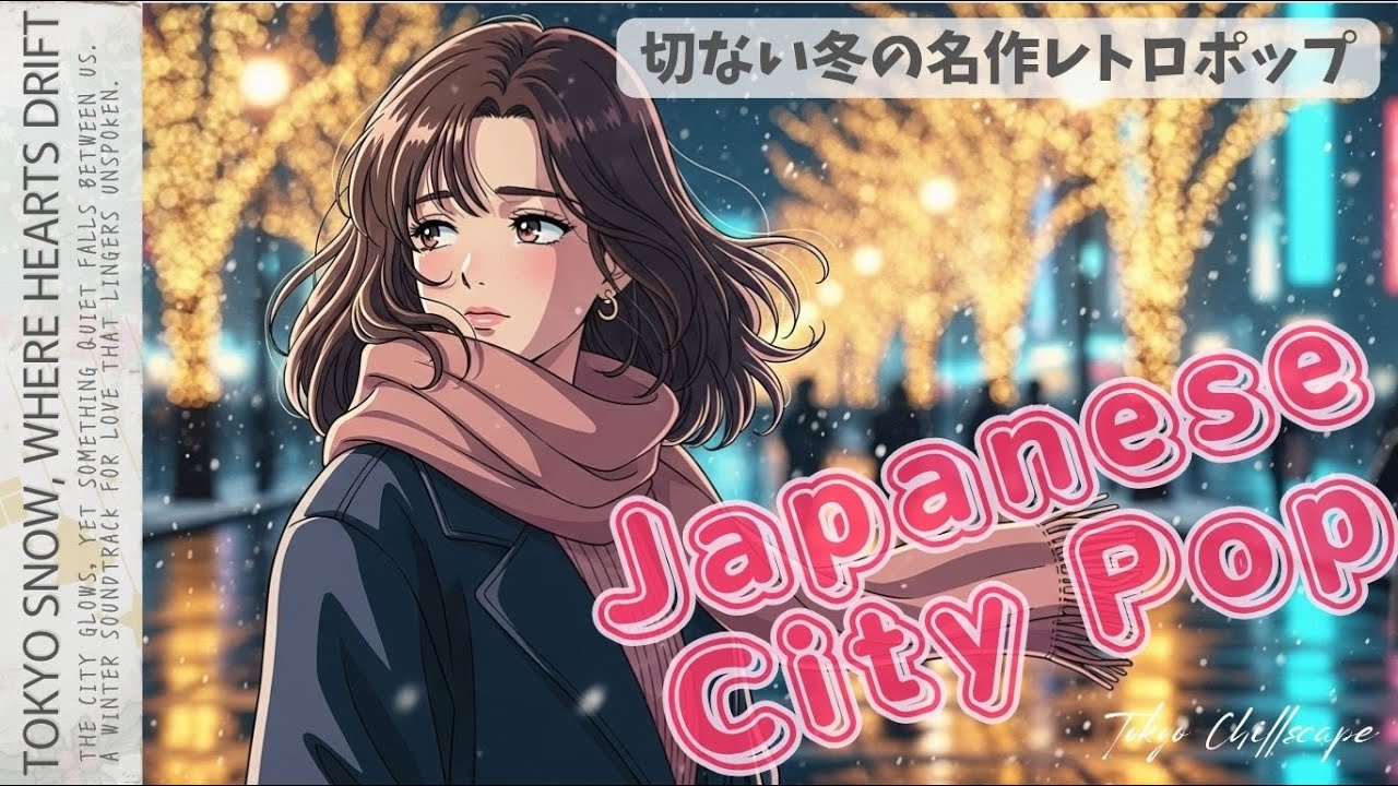 🗼【Tokyo City Pop】切ない冬の名作レトロ・ポップ MV /  Nostalgic Retro Pop Playlist with Tokyo Tower【東京シティポップ】