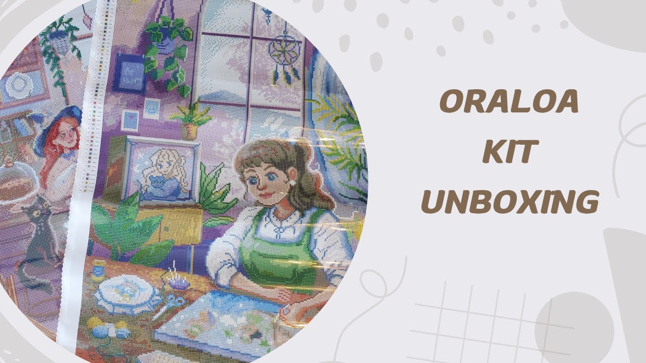 My First Unboxing- Unboxing 2 Oraloa Diamond Painting Kits