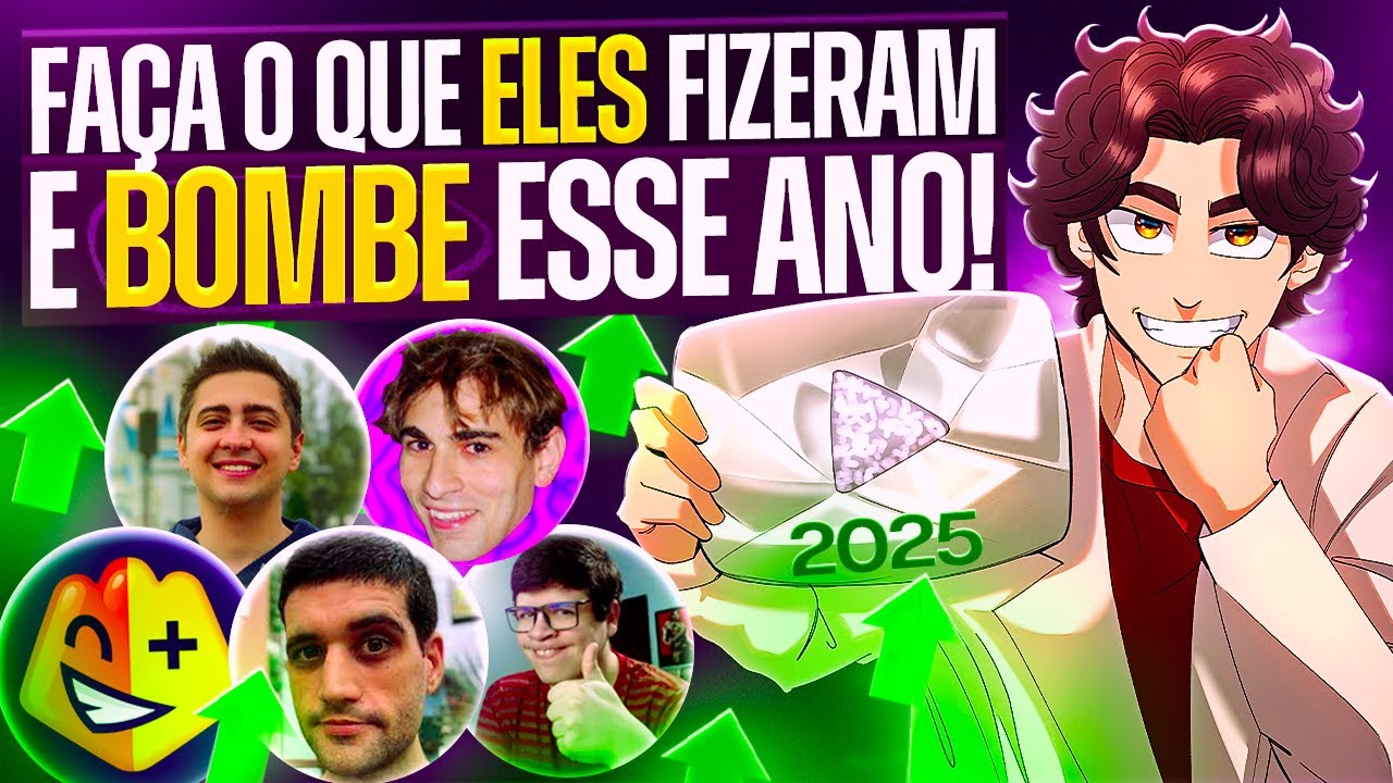 COMO CRESCER UM CANAL DE GAMES NO YOUTUBE EM 2025! 🔥(Minecraft, Roblox, Free Fire, Qualquer jogo!)