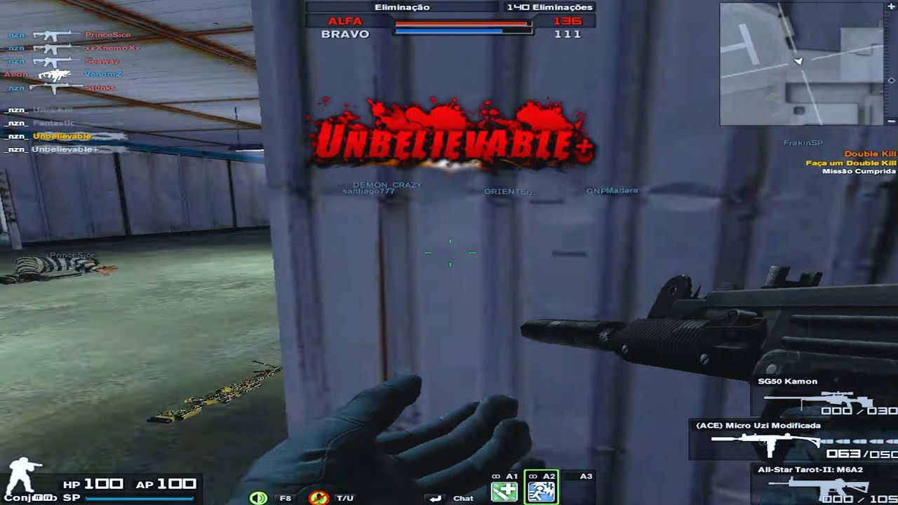 Combat Arms | Eliminação | Chorão Jogando Contra?? = 70/13